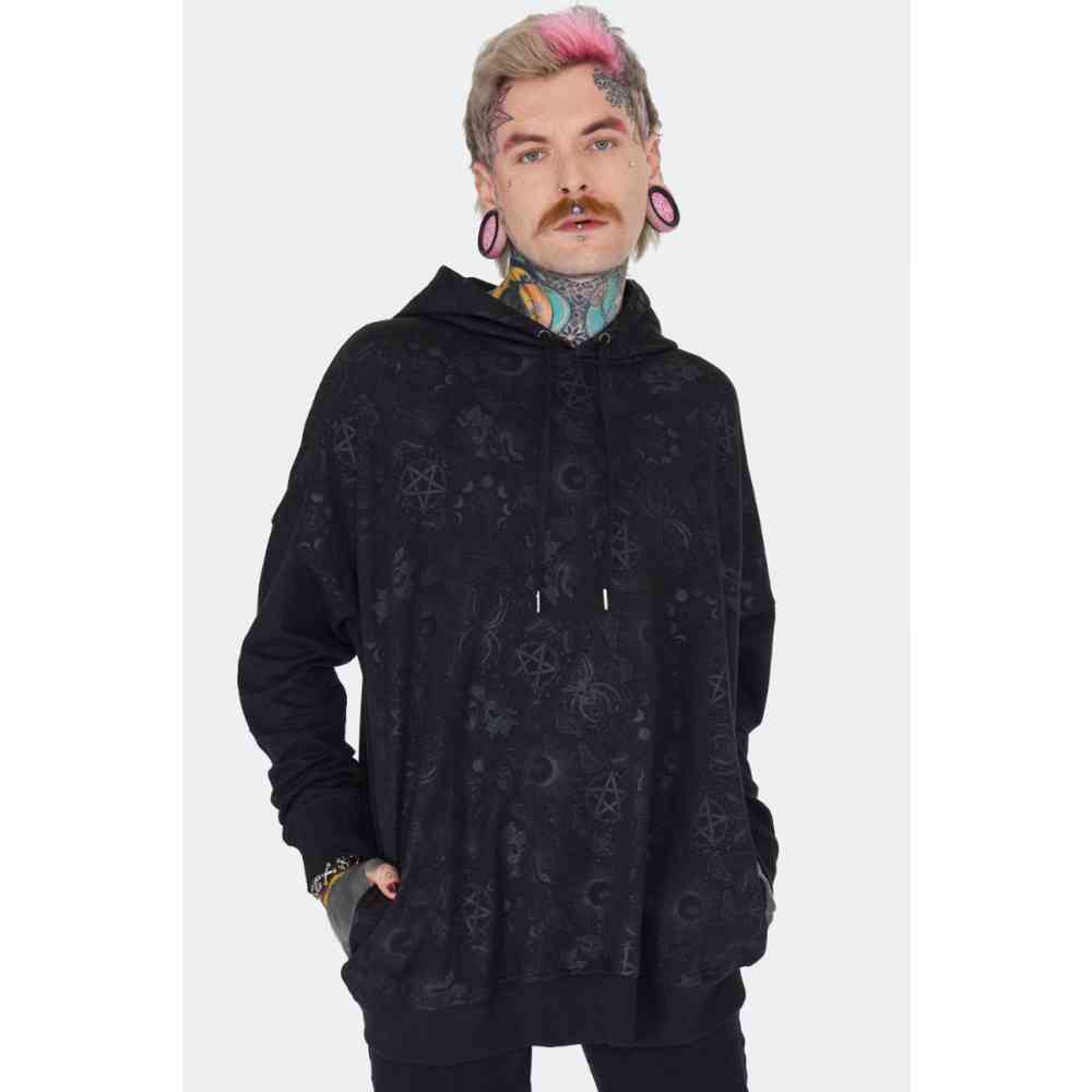 Jawbreaker - Tarot Deck Oversized Sweat à capuche - Noir